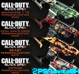 Personalizations Pack 4 COD Black Ops 2 PSN PS3