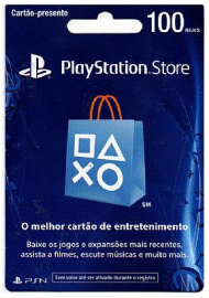 Card PSN 100 reais